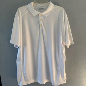 Nike Dri-FIT Tour Performance Golf Polo White Shirt Men's XL